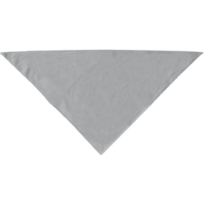 Pet Dog & Cat Bandana Blank Plain (Available in 14 Colors) Grey Small